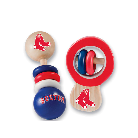 Boston Red Sox - Baby Rattles 2-Pack - 757 Sports Collectibles