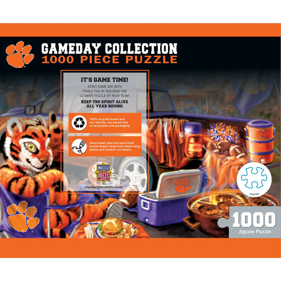 Clemson Tigers - Gameday 1000 Piece Jigsaw Puzzle - 757 Sports Collectibles