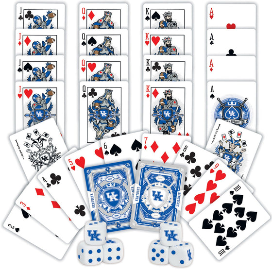 Kentucky Wildcats - 2-Pack Playing Cards & Dice Set - 757 Sports Collectibles