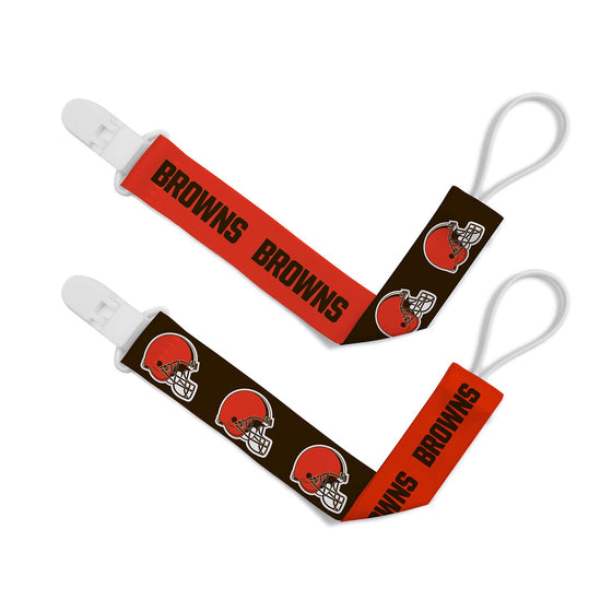 Cleveland Browns - Pacifier Clip 2-Pack - 757 Sports Collectibles