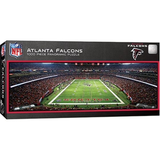 Atlanta Falcons - 1000 Piece Panoramic Jigsaw Puzzle - End View - 757 Sports Collectibles