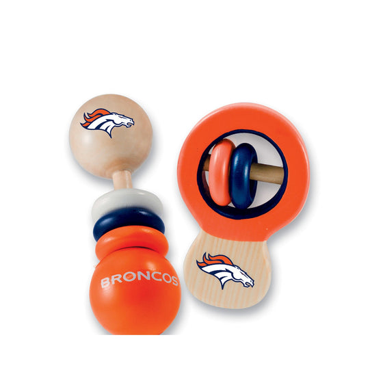Denver Broncos - Baby Rattles 2-Pack - 757 Sports Collectibles