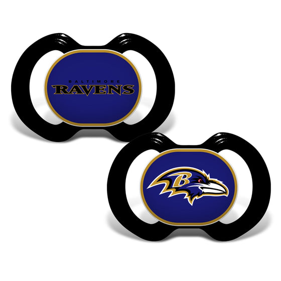 Baltimore Ravens - Pacifier 2-Pack - 757 Sports Collectibles