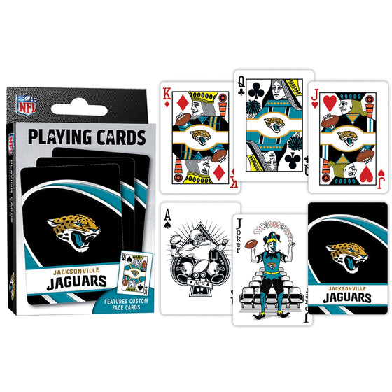 Jacksonville Jaguars Playing Cards - 54 Card Deck - 757 Sports Collectibles