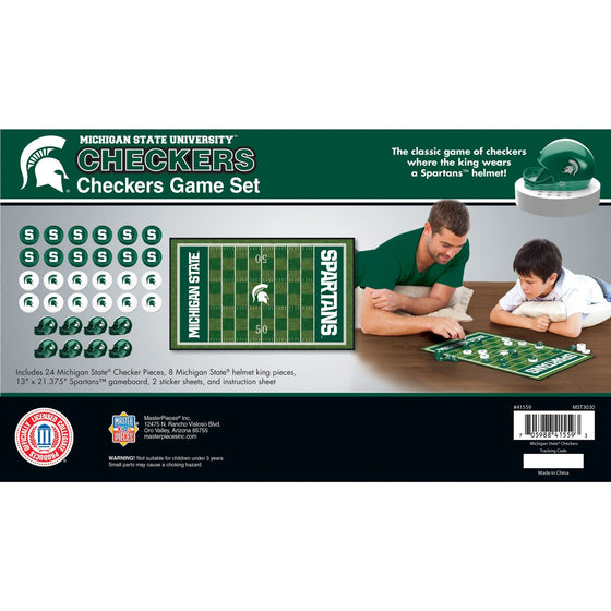 Michigan State Spartans Checkers - 757 Sports Collectibles