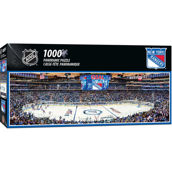 New York Rangers - 1000 Piece Panoramic Jigsaw Puzzle - 757 Sports Collectibles