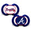 Atlanta Braves - Pacifier 2-Pack - 757 Sports Collectibles
