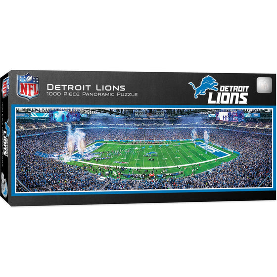 Detroit Lions - 1000 Piece Panoramic Jigsaw Puzzle - 757 Sports Collectibles