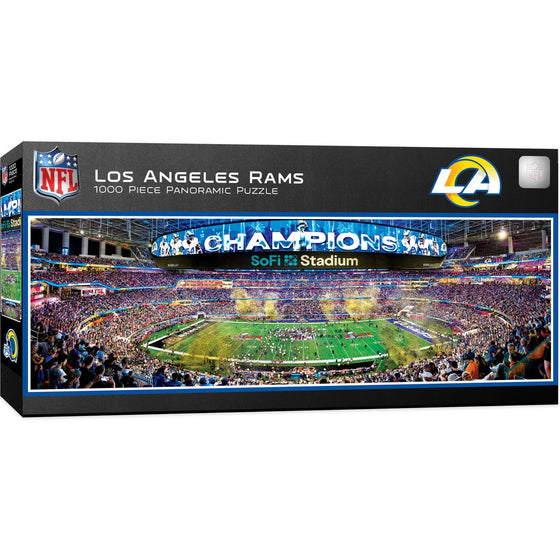 Los Angeles Rams - 1000 Piece Panoramic Jigsaw Puzzle - 757 Sports Collectibles