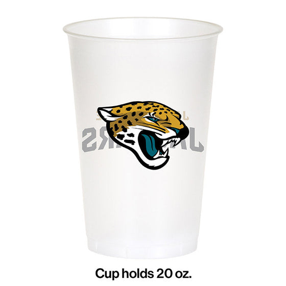 Jacksonville Jaguars Plastic Cup, 20Oz, 8 ct - 757 Sports Collectibles