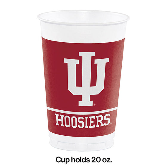 Indiana Hoosiers 20 Oz Plastic Cups, 8 ct - 757 Sports Collectibles