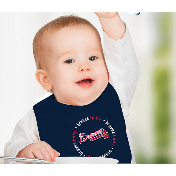 Atlanta Braves - Baby Bibs 2-Pack - 757 Sports Collectibles