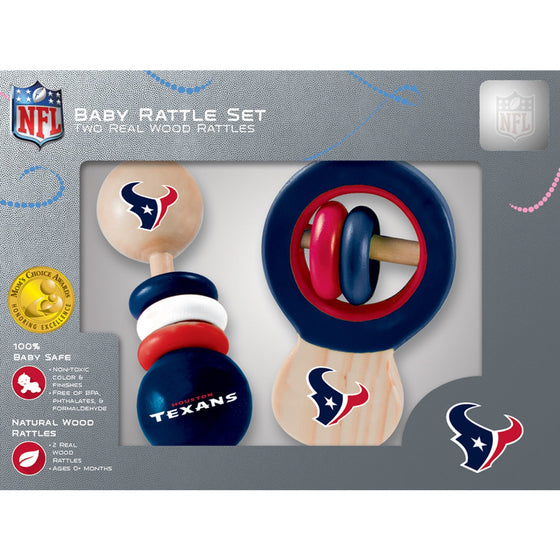 Houston Texans - Baby Rattles 2-Pack - 757 Sports Collectibles