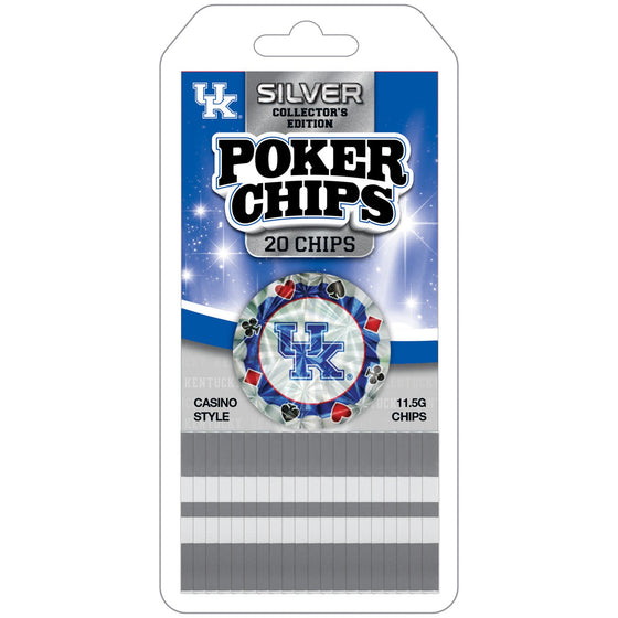 Kentucky Wildcats 20 Piece Poker Chips - 757 Sports Collectibles