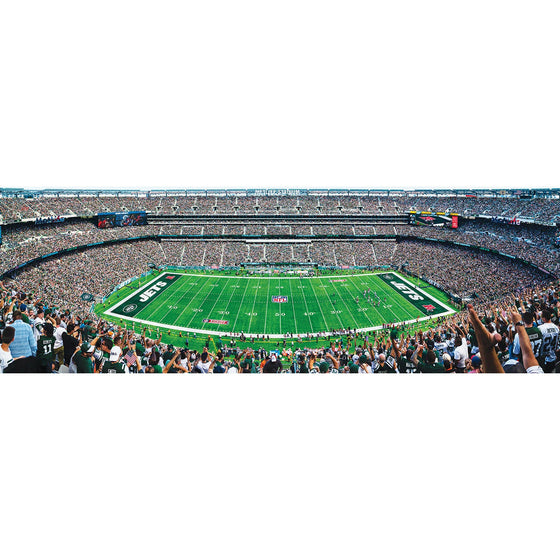 New York Jets - 1000 Piece Panoramic Jigsaw Puzzle - 757 Sports Collectibles