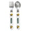 Baby Fanatic Team Logo Fork And Spoon Pack - NFL Green Bay Packers - 757 Sports Collectibles