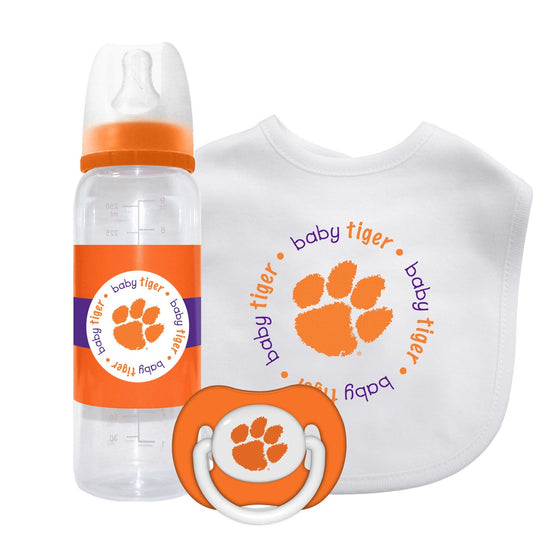Clemson Tigers - 3-Piece Baby Gift Set - 757 Sports Collectibles