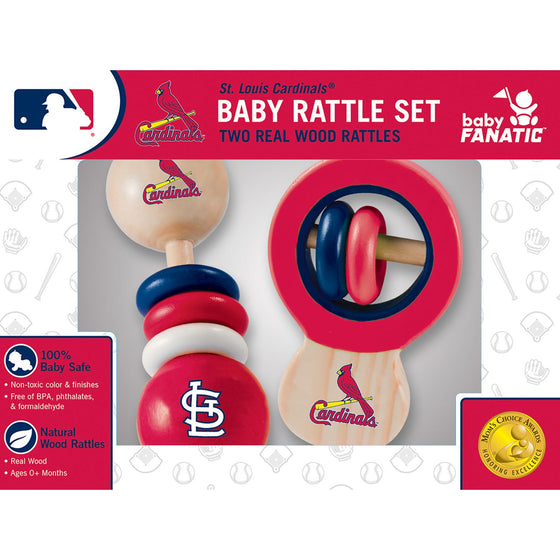 St. Louis Cardinals - Baby Rattles 2-Pack - 757 Sports Collectibles