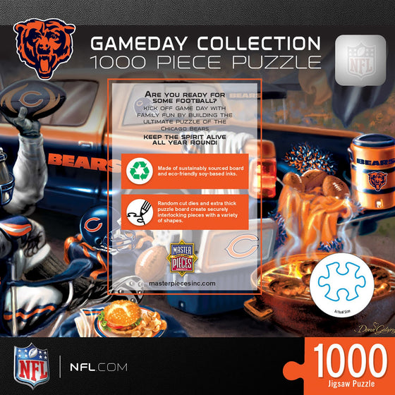 Chicago Bears - Gameday 1000 Piece Jigsaw Puzzle - 757 Sports Collectibles