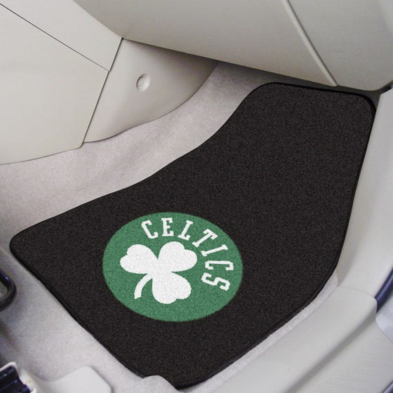 Boston Celtics Carpet Car Mat Set