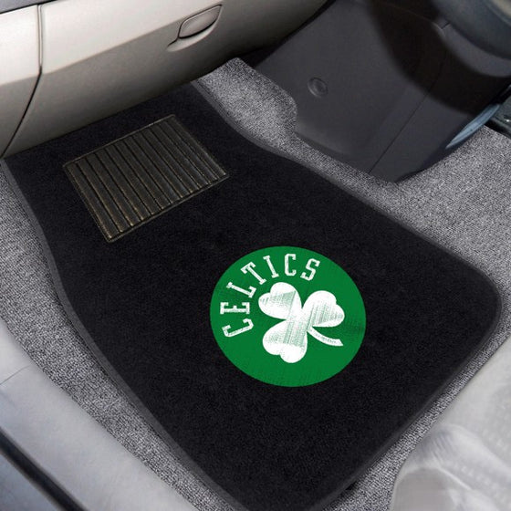 Boston Celtics Embroidered Car Mat Set