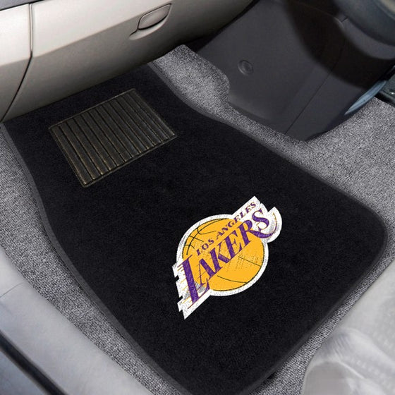 Los Angeles Lakers Embroidered Car Mat Set