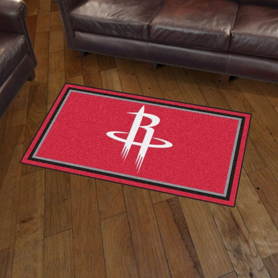 Houston Rockets 3'x5' Plush Rug
