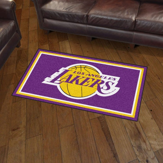 Los Angeles Lakers 3'x5' Plush Rug