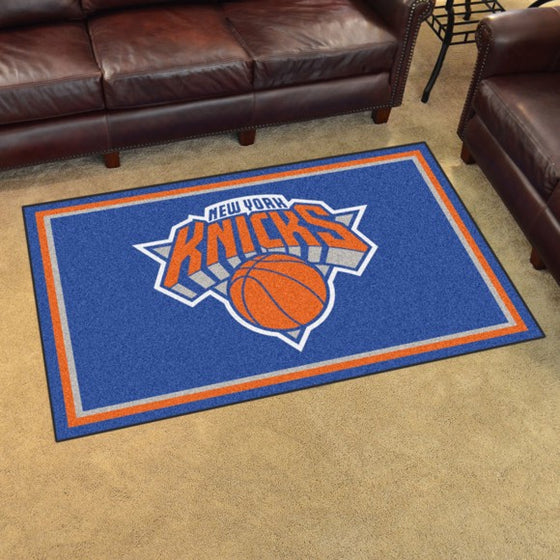 New York Knicks 4'x6' Plush Rug
