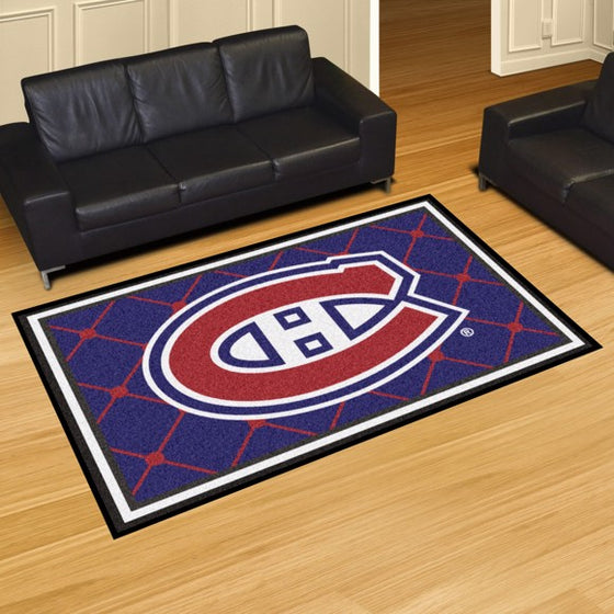 Montreal Canadiens 5'x8' Plush Rug
