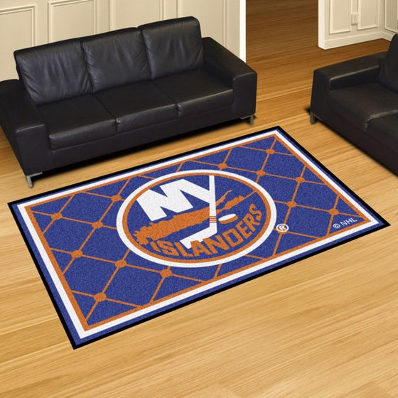 New York Islanders 5'x8' Plush Rug