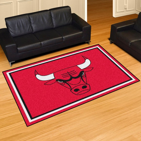 Chicago Bulls 8'x10' Plush Rug