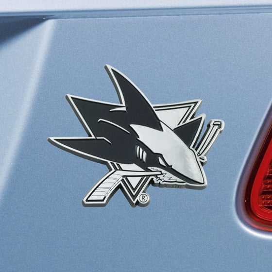 San Jose Sharks Emblem - Chrome