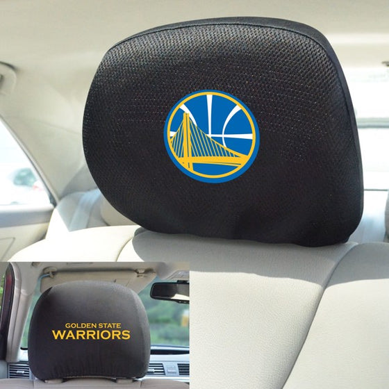 Golden State Warriors Headrest Cover Set