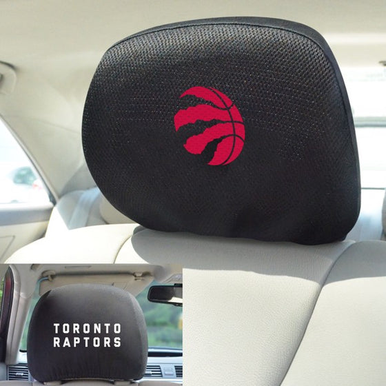 Toronto Raptors Headrest Cover Set