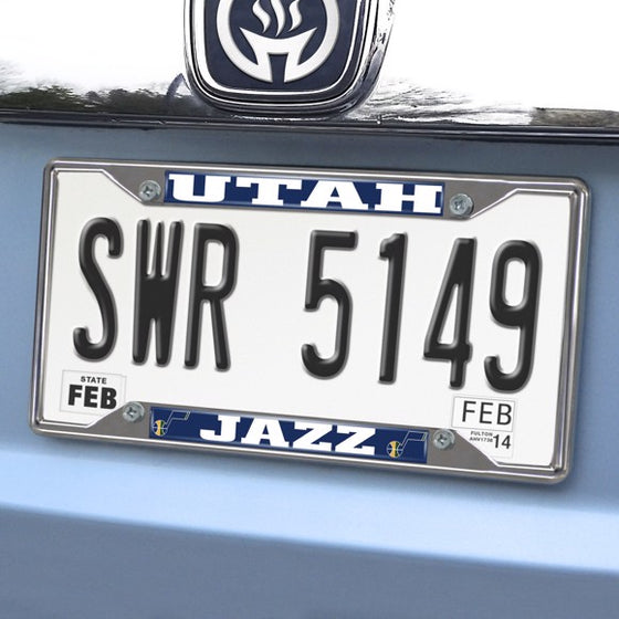 Utah Jazz License Plate Frame