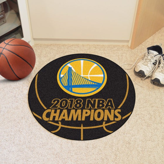 Golden State Warriors 2018 NBA Finals Champions Basketball Mat