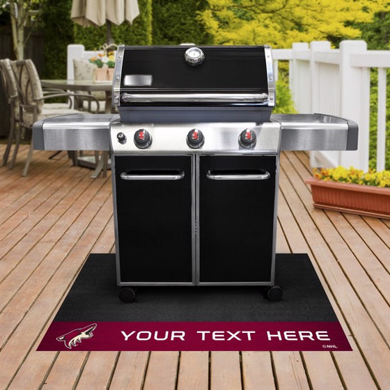 Arizona Coyotes Personalized Grill Mat
