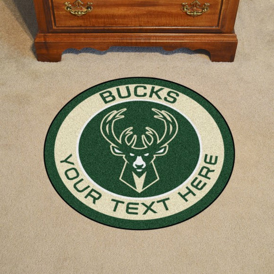 Milwaukee Bucks Personalized Roundel Mat