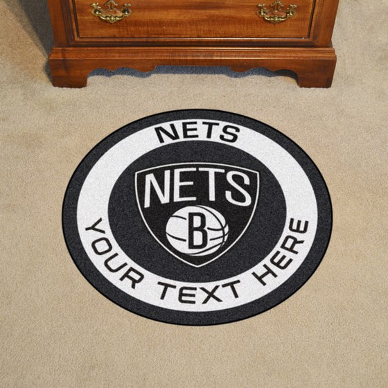 Brooklyn Nets Personalized Roundel Mat