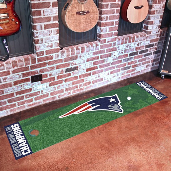 New England Patriots Super Bowl LIII Champions Putting Green Mat