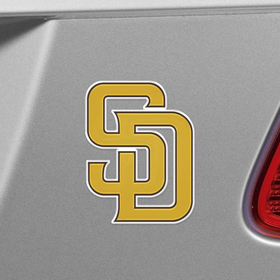 San Diego Padres Heavy Duty Aluminum Embossed Color Emblem - 757 Sports Collectibles