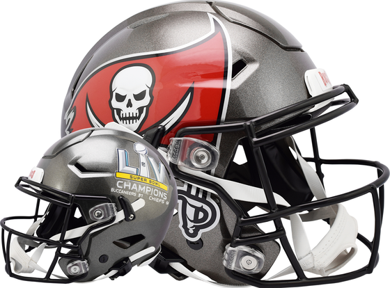 Tampa Bay Buccaneers SpeedFlex Football Helmet <B>SUPER BOWL 55 CHAMPIONS</B>