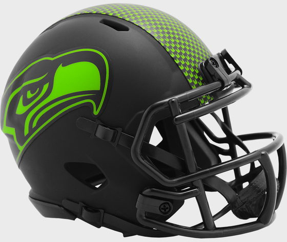 Seattle Seahawks NFL Mini Speed Football Helmet <B>ECLIPSE</B>