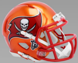 Tampa Bay Buccaneers  Authentic Speed Football Helmet FLASH
