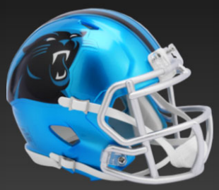 Carolina Panthers Authentic Speed Football Helmet FLASH