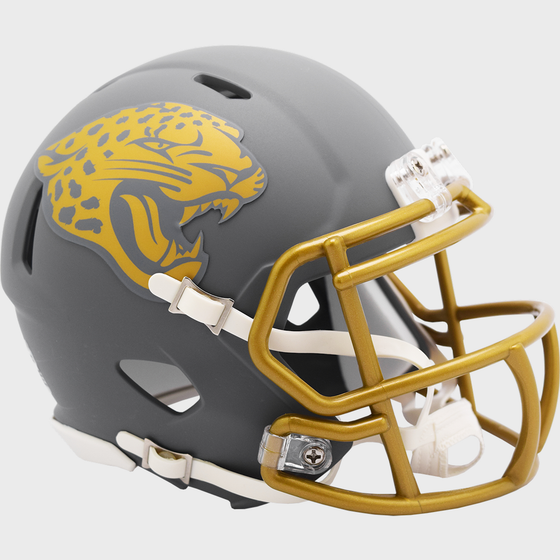 Jacksonville Jaguars NFL Mini Speed Football Helmet <B>SLATE</B>
