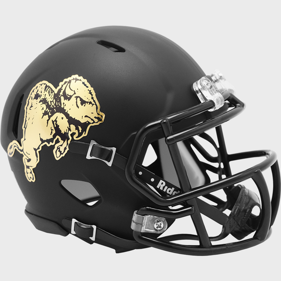 Colorado Buffaloes NCAA Mini Speed Football Helmet <B>2019 Chrome Buffalo</B>