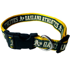 Oakland Athletics Dog Collar Pets First