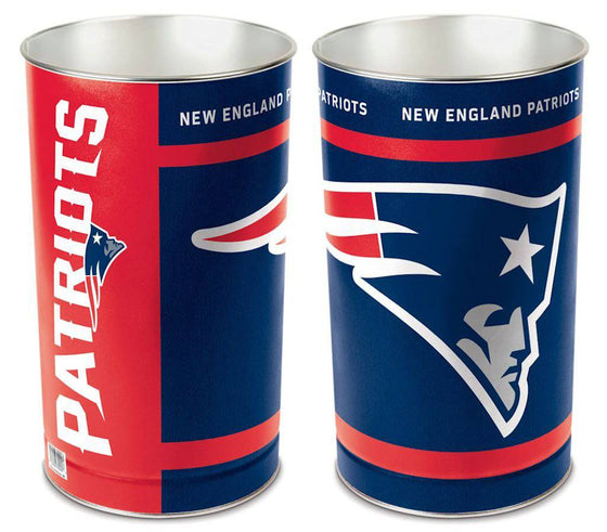 New England Patriots 15" Waste Basket (CDG) - 757 Sports Collectibles